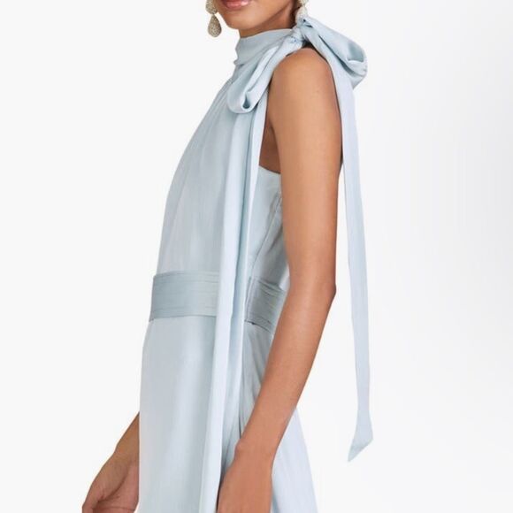 Sachin + Babi Kayla Gown Ice Blue Bridesmaid Wedding Prom NWT 2 $285 - Picture 2 of 7